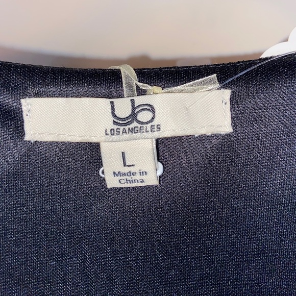 NWT Ya LosAngeles Sz-M Boutique Dress Beautiful Silver Beading Around Neckline - Picture 15 of 16